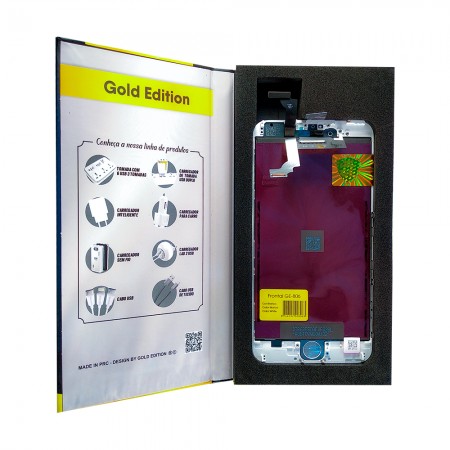 FRONTAL GE-806 IPHONE 6 PLUS BRANCO GOLD EDITION MAXIMUS 