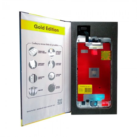 FRONTAL GE-807 IPHONE 6S PLUS BRANCO GOLD EDITION MAXIMUS 