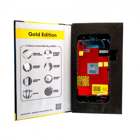FRONTAL GE-810 IPHONE 8G PRETO GOLD EDITION MAXIMUS