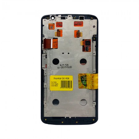 FRONTAL GE-908 MOTO X PLAY PRETO GOLD EDITION MAXIMUS
